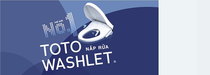 Nắp rửa điện tử Washlet